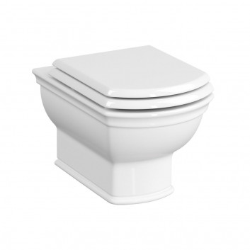 Deska WC Vitra Valarte, slim, wolnoopadająca, szybkie wypinanie, biały