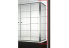 Ścianka boczna do zabudowy nawannowej Radaway Vesta 650x1500mm, szkło fabric, profil chrom