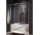 Parawan nawannowy Radaway Vesta DWD 160 cm z drzwiami przesuwnymi, szkło fabric, profil chrom