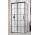 Ścianka boczna S1 100 prawa Radaway Idea Black KDJ Factory, przejrzysta, 1000x2000mm, profil czarny