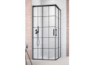 Kabina prysznicowa Radaway Idea Black KDD Factory 100, część lewa, 1000x2005mm, drzwi rozsuwane, profil czarny