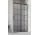 Drzwi prysznicowe do wnęki Radaway Idea Black DWJ Factory, prawe, 140cm, przesuwne, szkło przejrzyste, profil czarny
