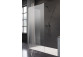 Kabina prysznicowa walk-in Radaway Modo New Black II z wieszakiem, 160x200cm, szkło przejrzyste, profil czarny