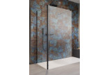 Front kabiny prysznicowej walk-in Radaway Modo New Black IV, 80x200cm, szkło przejrzyste, profil czarny