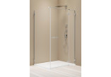 Front kabiny prysznicowej Radaway Arta KDJ II, prawy, 80x200cm, szkło przejrzyste, profil Chrome+