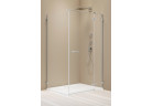 Front kabiny prysznicowej Radaway Arta KDJ II, prawy, 100x200cm, szkło przejrzyste, profil Chrome+