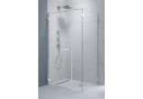 Front kabiny prysznicowej Radaway Arta KDS I, lewy, 90x200cm, szkło przejrzyste, profil Chrome+