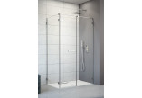 Front kabiny prysznicowej Radaway Arta KDS II, lewy, 100x200cm, szkło przejrzyste, profil Chrome+