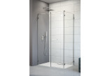 Front kabiny prysznicowej Radaway Arta KDS II, prawy, 100x200cm, szkło przejrzyste, profil Chrome+