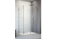 Front kabiny prysznicowej Radaway Arta KDS I, lewy, 140x200cm, szkło przejrzyste, profil Chrome+