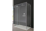 Front kabiny prysznicowej Radaway Arta KDS II, lewy, 140x200cm, szkło przejrzyste, profil Chrome+