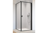 Drzwi do kabiny prysznicowej Radaway Nes 8 Black KDJ I Frame 80, prawe, 800x2000mm, czarny profil