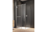 Kwadratowa kabina prysznicowa Radaway Carena KDJ, drzwi lewe, 90x90cm, szkło przejrzyste, profil chrom