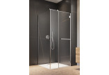 Kwadratowa kabina prysznicowa Radaway Carena KDJ, drzwi prawe, 90x90cm, szkło przejrzyste, profil chrom