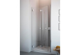 Drzwi prysznicowe do wnęki Radaway Carena DWB 70, lewe, 693-705mm, szkło przejrzyste, profil chrom