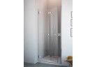 Drzwi prysznicowe do wnęki Radaway Carena DWB 80, lewe, 793-805mm, szkło przejrzyste, profil chrom