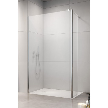 Drzwi prysznicowe do wnęki Radaway Carena DWB 90, lewe, 893-905mm, szkło przejrzyste, profil chrom