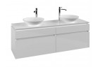 Szafka podumywalkowa Villeroy&Boch Legato, 1600x500mm, 4 szuflady, biały połysk