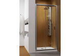 Drzwi prysznicowe do wnęki Radaway Premium Plus DWJ 130, uniwersalne, 1275-1315mm, szkło fabric, profil chrom