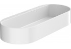 Kosz do przechowywania Hansgrohe WallStoris, 25x10cm, biały mat