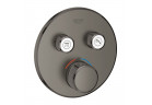 Bateria podtynkowa Grohe Grohtherm SmartControl termostatyczna 2-odbiorniki wody, brushed hard graphite