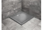Brodzik akrylowy Radaway Doros C kwadratowy 100x100 cm, stone antracytowy