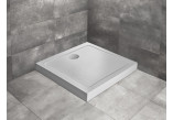 Brodzik akrylowy Radaway Doros C Compact kwadratowy 100x100 cm, stone biały