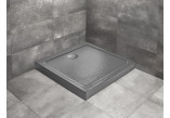 Brodzik akrylowy Radaway Doros C Compact kwadratowy 100x100 cm, stone antracytowy