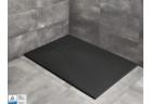 Brodzik prostokątny Radaway Kyntos F, 140x90cm, konglomerat marmurowy, czarny