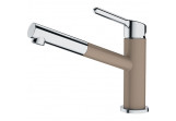 Bateria kuchenna Franke Orbit, stojąca, wysokość 21cm, wyciągana i obracana wylewka, cappuccino/chrom