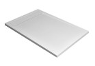 Brodzik prostokątny Radaway Teos F, 90x80cm, konglomerat marmurowy, biały