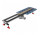 Odpływ liniowy, pełny zestaw, Wiper New Premium Pure, 1200mm, syfon Drop 50, do wypełniania płytkami, wykończenie mat