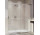 Drzwi suwane Huppe Aura Elegnace 1 częściowe ze stały segmentem, prawe, 90x200 cm, szkło przeźroczyste, profil srebrny połysk