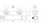 Bateria prysznicowa Ravak 10°, naścienna Termostatyczna TD 033.00/150
