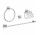 Grohe Essentials Zestaw akcesoriów łazienkowych 4 w 1 chrom