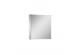 Szafka wisząca z lustrem Elita Premium, 60cm, 1 drzwiczki, 2 szklane półki, panel LED, szary