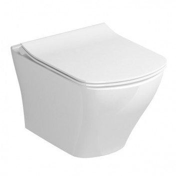 Miska WC podwieszana Ravak Classic RimOff 37x51x33 cm, biała