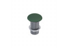 Korek umywalkowy Elita, kilk-klak, ceramiczny, dla umywalek bez przelewu, forest green mat