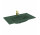 Umywalka meblowa Elita Skappa 80, 81.5 x 46.6 cm, z przelewem, otwór na baterię, forest green mat