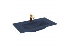 Umywalka meblowa Elita Skappa 80, 81.5 x 46.6 cm, z przelewem, otwór na baterię, navy blue mat