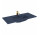 Umywalka meblowa Elita Skappa 100, 101.5 x 46.6 cm, z przelewem, otwór na baterię, navy blue mat