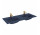 Podwójna umywalka meblowa Elita Skappa 120 Duo, 121x46cm, przelew, otwory na baterie, navy blue mat