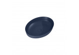Umywalka nablatowa Elita Rika, 52x40cm, bez przelewu, navy blue mat