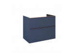 Komoda wisząca Elita Look, 80cm, 2 szuflady, navy blue mat