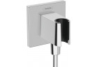 Przyłącze wody Hansgrohe FixFit E, z uchwytem prysznicowym, chrom