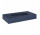 Umywalka wisząca Elita Dimple, 80x46cm, przelew, marmurowa, navy blue mat