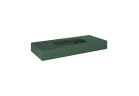 Umywalka wisząca Elita Dimple, 100x46cm, przelew, marmurowa, forest green mat