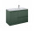 Szafka podumywalkowa Elita Split, 100cm, wersja prawa, 2 szuflady + kosz cargo, forest green mat