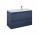 Szafka podumywalkowa Elita Split, 100cm, wersja prawa, 3 szuflady, navy blue mat