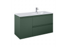 Szafka podumywalkowa Elita Split, 120cm, wersja prawa, 2 szuflady + kosz cargo, forest green mat
